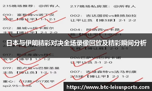 日本与伊朗精彩对决全场录像回放及精彩瞬间分析