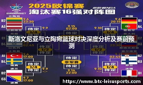 斯洛文尼亚与立陶宛篮球对决深度分析及赛前预测